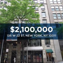 136 West 22nd Street Retail Investment Sale - New York, NY - $2.1M - Skyline Properties closed deal